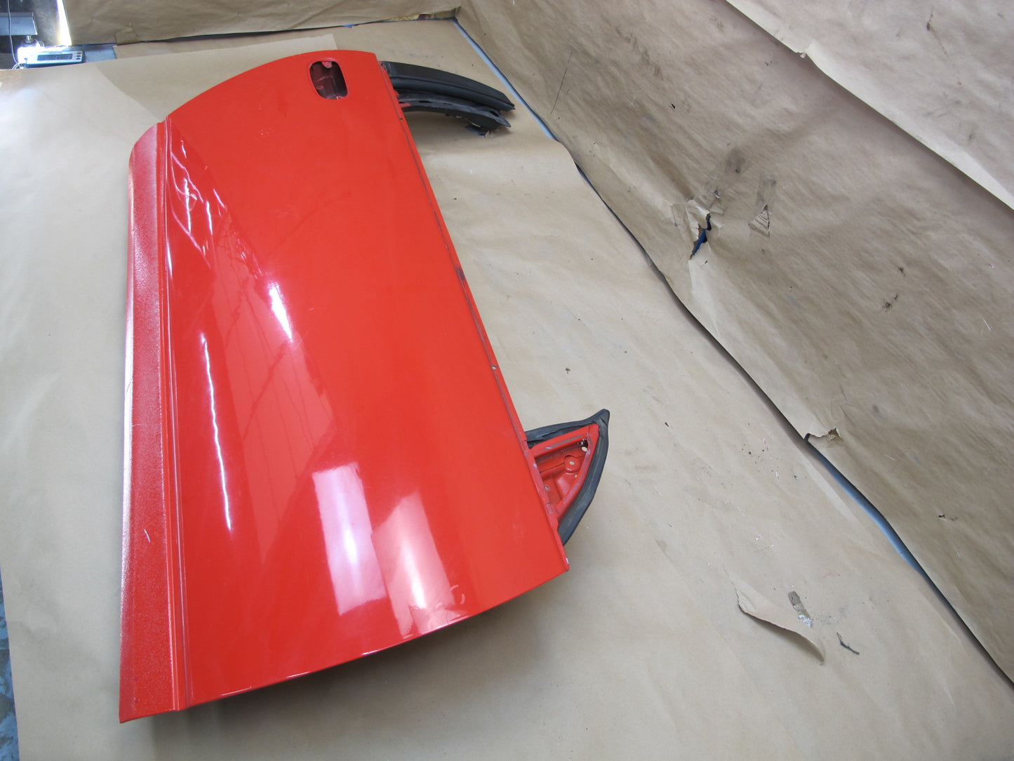 1993 Nissan Z32 300ZX Convertible Right Passenger Door Shell Panel RED OEM