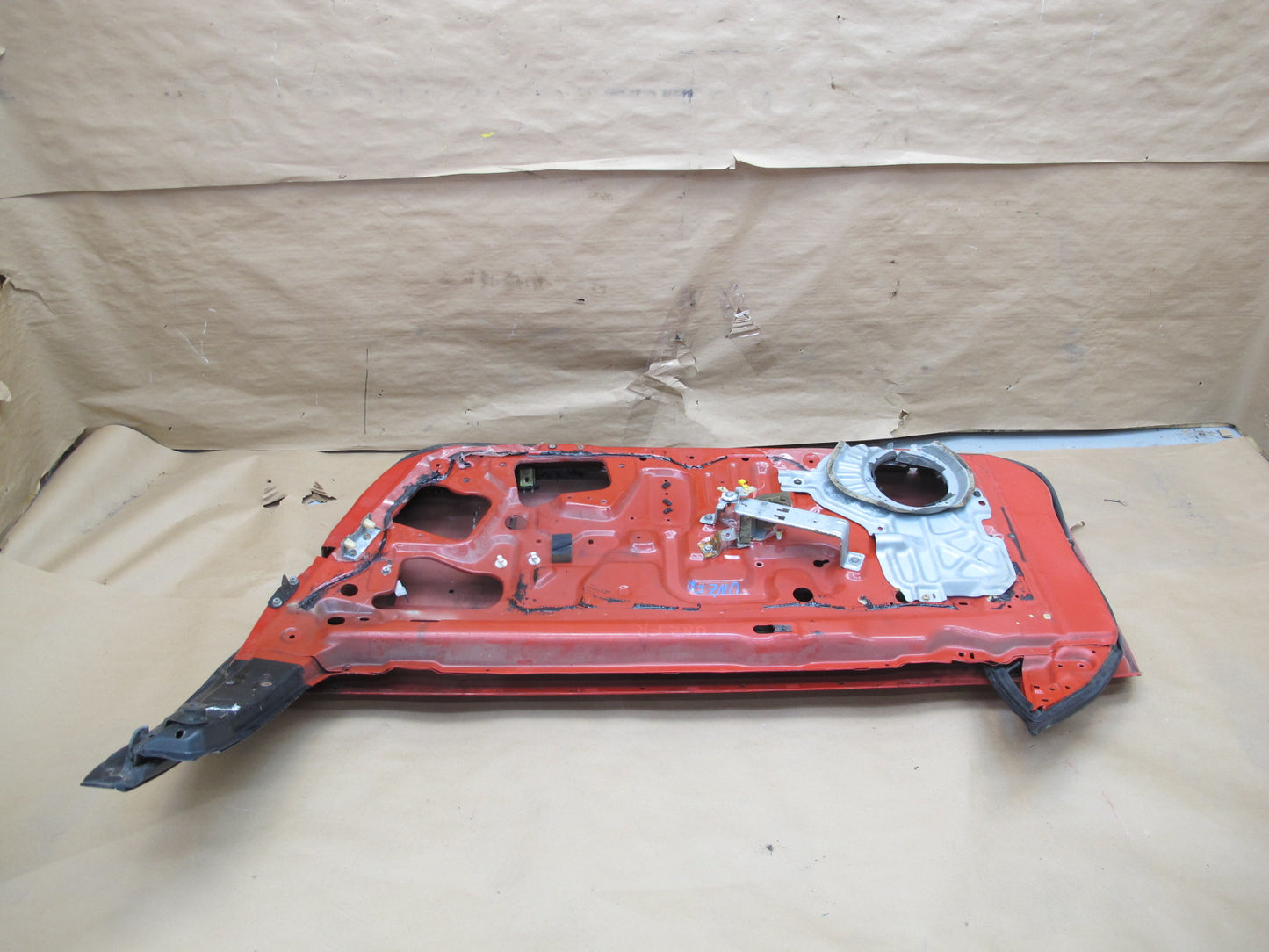 1993 Nissan Z32 300ZX Convertible Right Passenger Door Shell Panel RED OEM