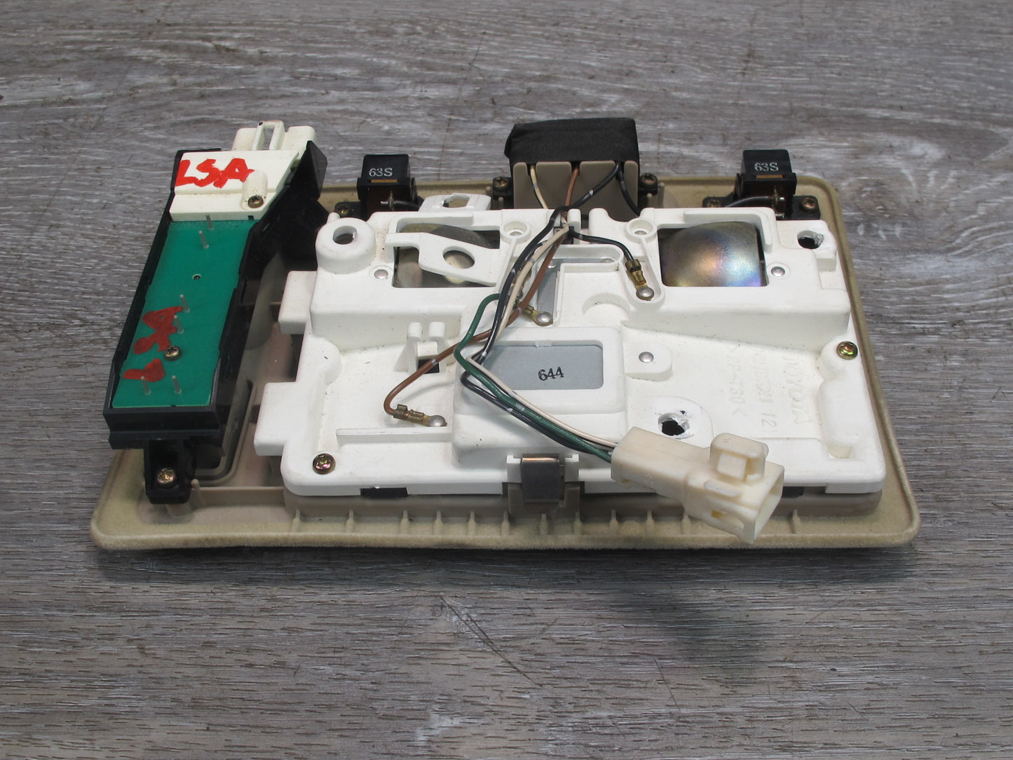 95-97 Lexus UCF20L LS400 Overhead Console Dome Light Lamp w Sunroof Switch OEM