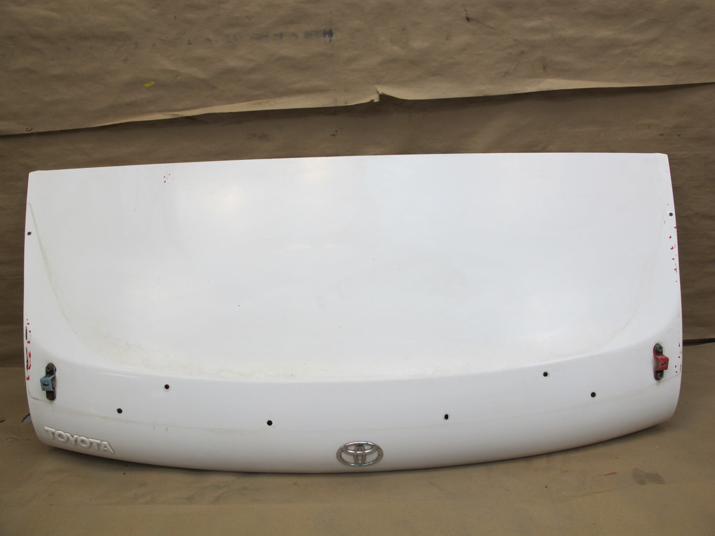 91-95 Toyota SW21L MR2 Rear Trunk Deck Lid Shell Cover Panel White OEM