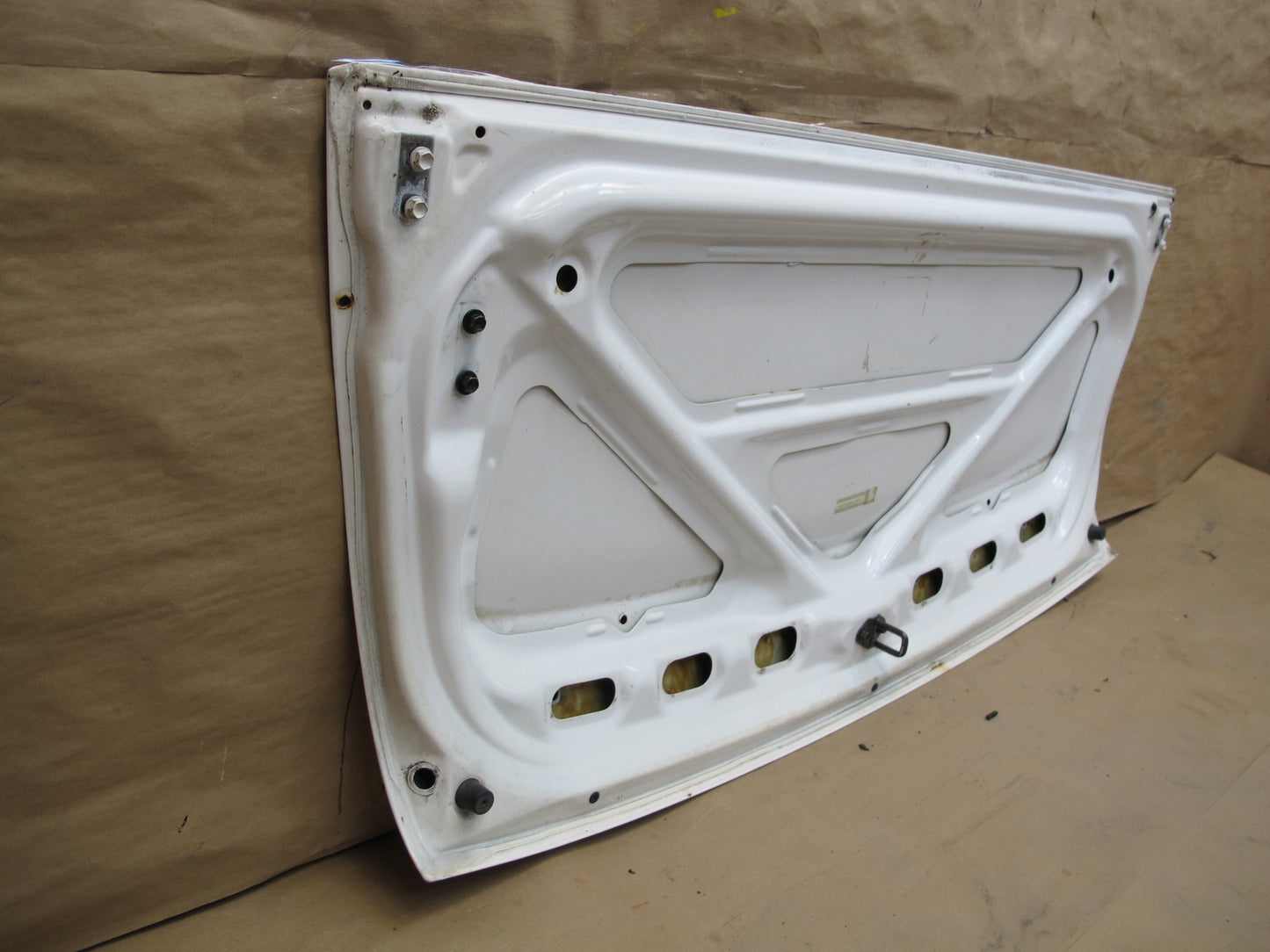 91-95 Toyota SW21L MR2 Rear Trunk Deck Lid Shell Cover Panel White OEM