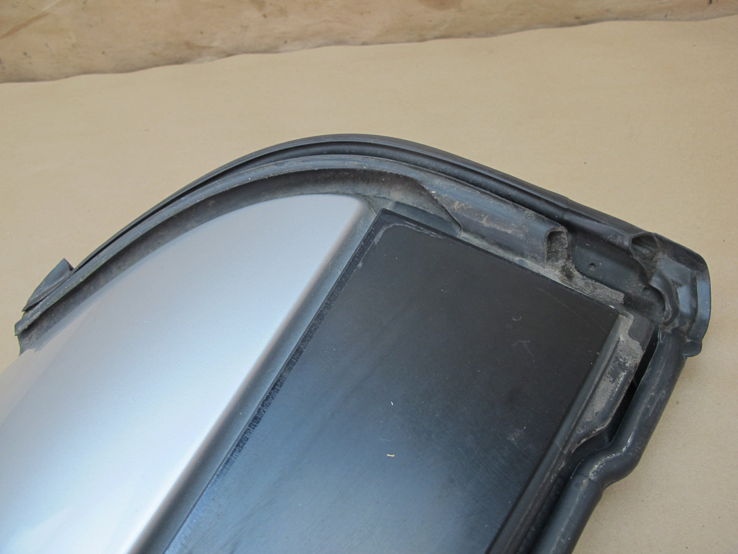 03-12 Mercedes R230 Convertible Rear Right C Pillar Hinge Trim Cover OEM