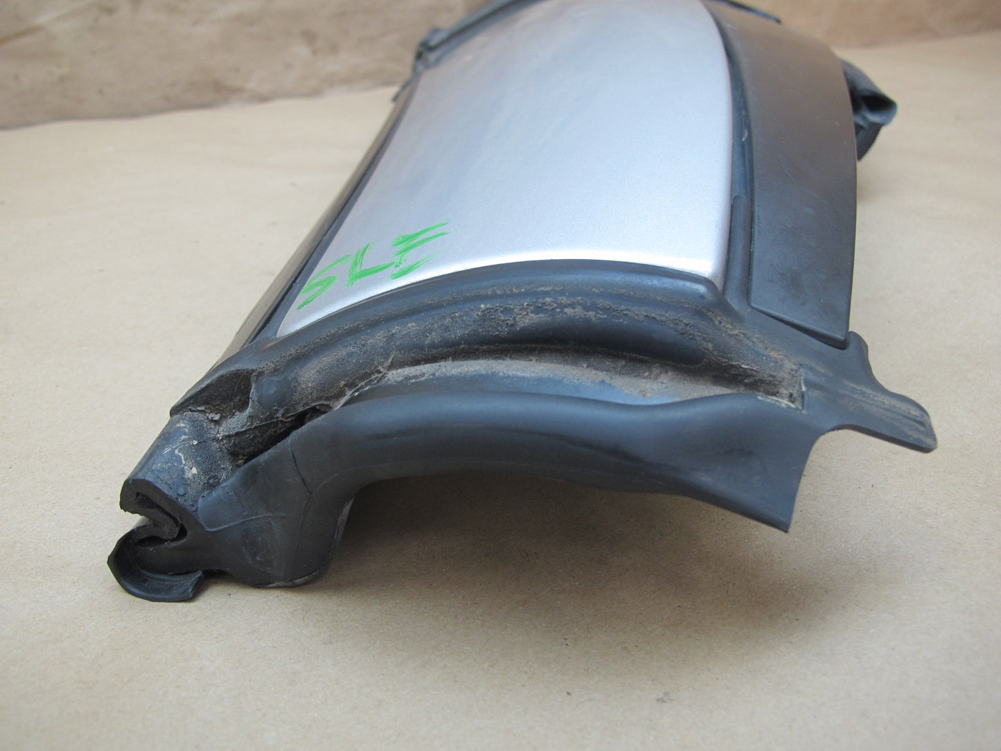 03-12 Mercedes R230 Convertible Rear Right C Pillar Hinge Trim Cover OEM