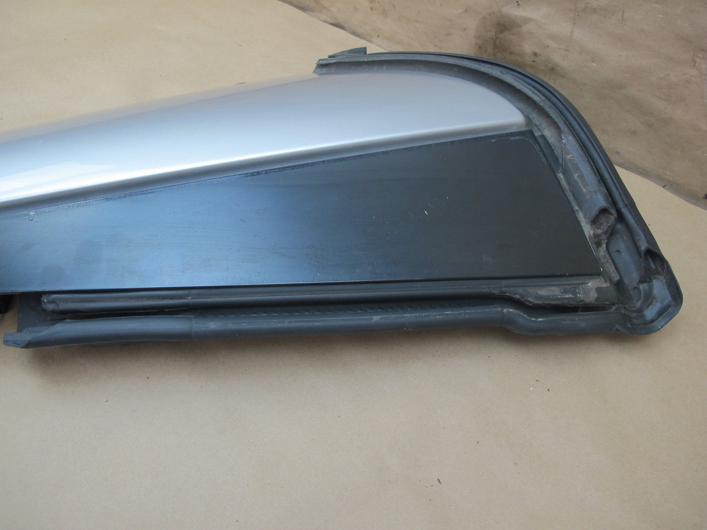 03-12 Mercedes R230 Convertible Rear Right C Pillar Hinge Trim Cover OEM
