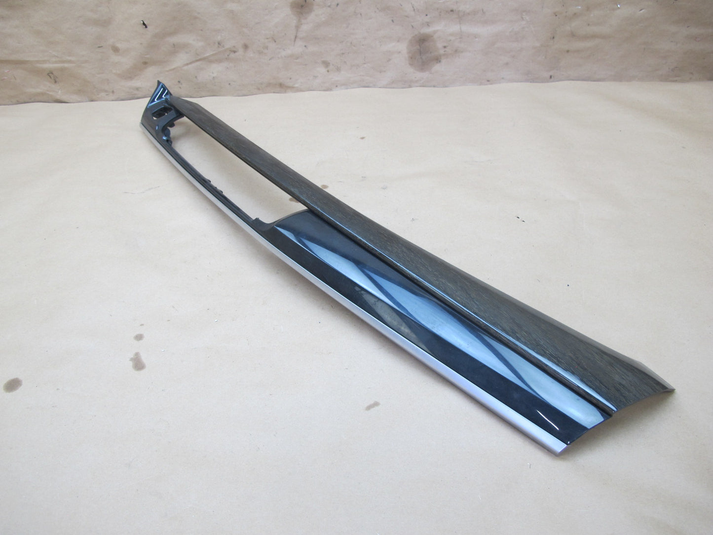 14-18 BMW F15 F16 X5 X6 Front Left & Right Dash Door Woodgrain Trim Set OEM