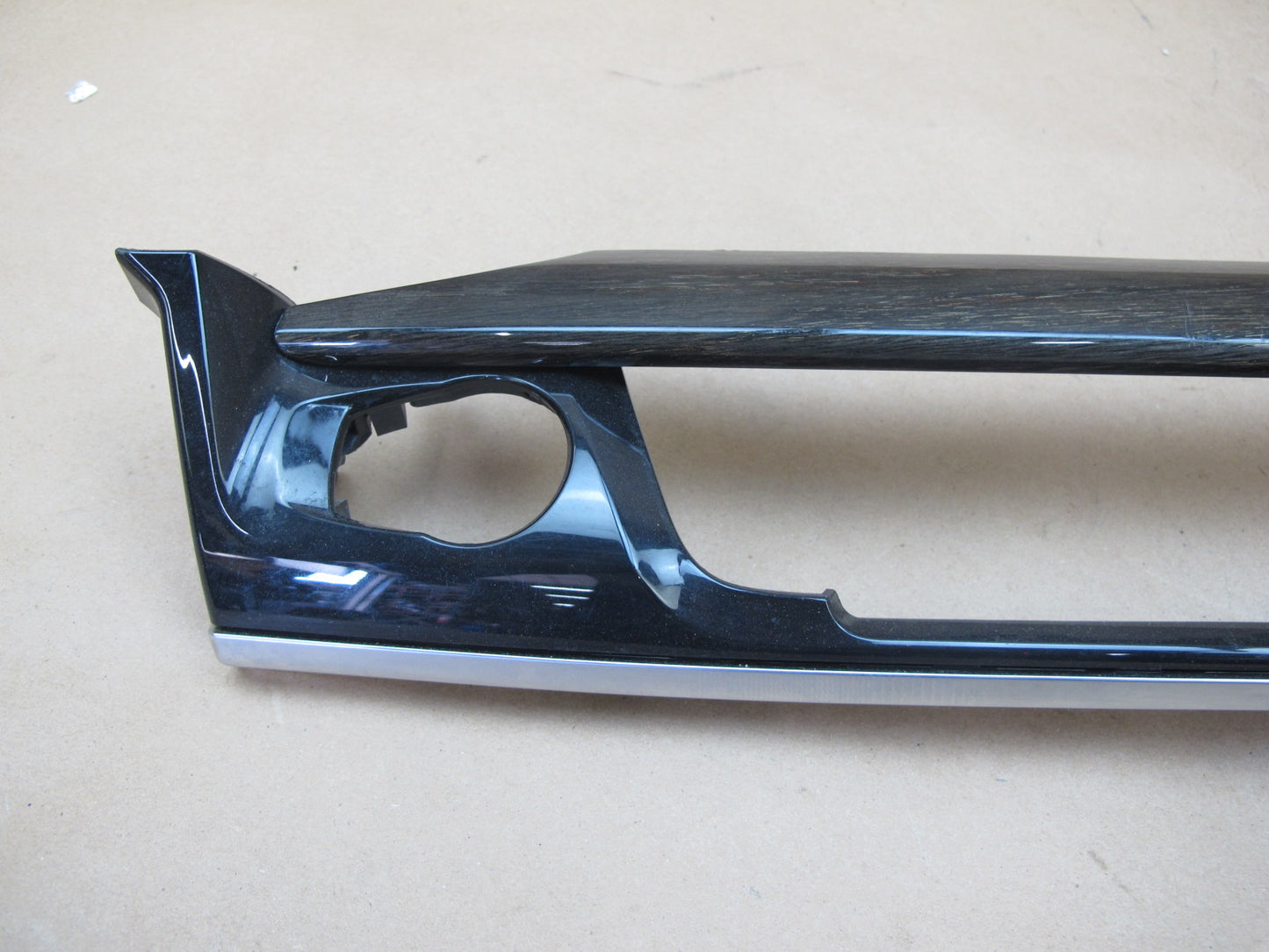 14-18 BMW F15 F16 X5 X6 Front Left & Right Dash Door Woodgrain Trim Set OEM