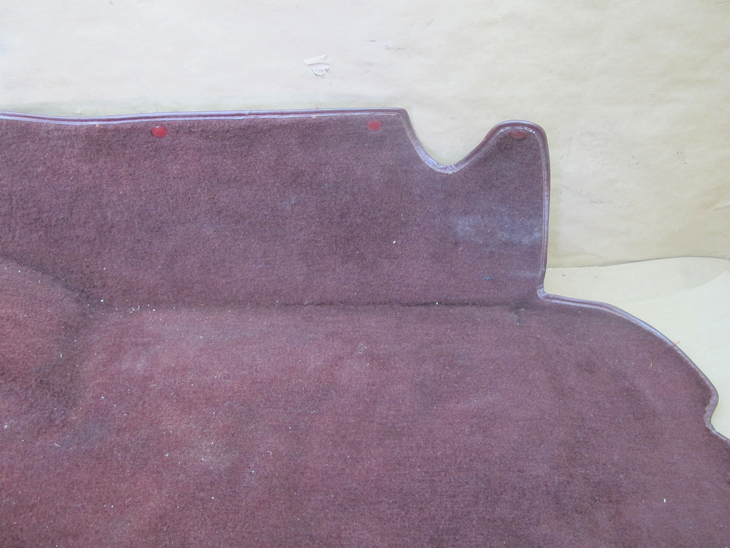 87-89 Porsche 944 Rear Trunk Cargo Luggage Floor MAT Carpet Liner Cover OEM