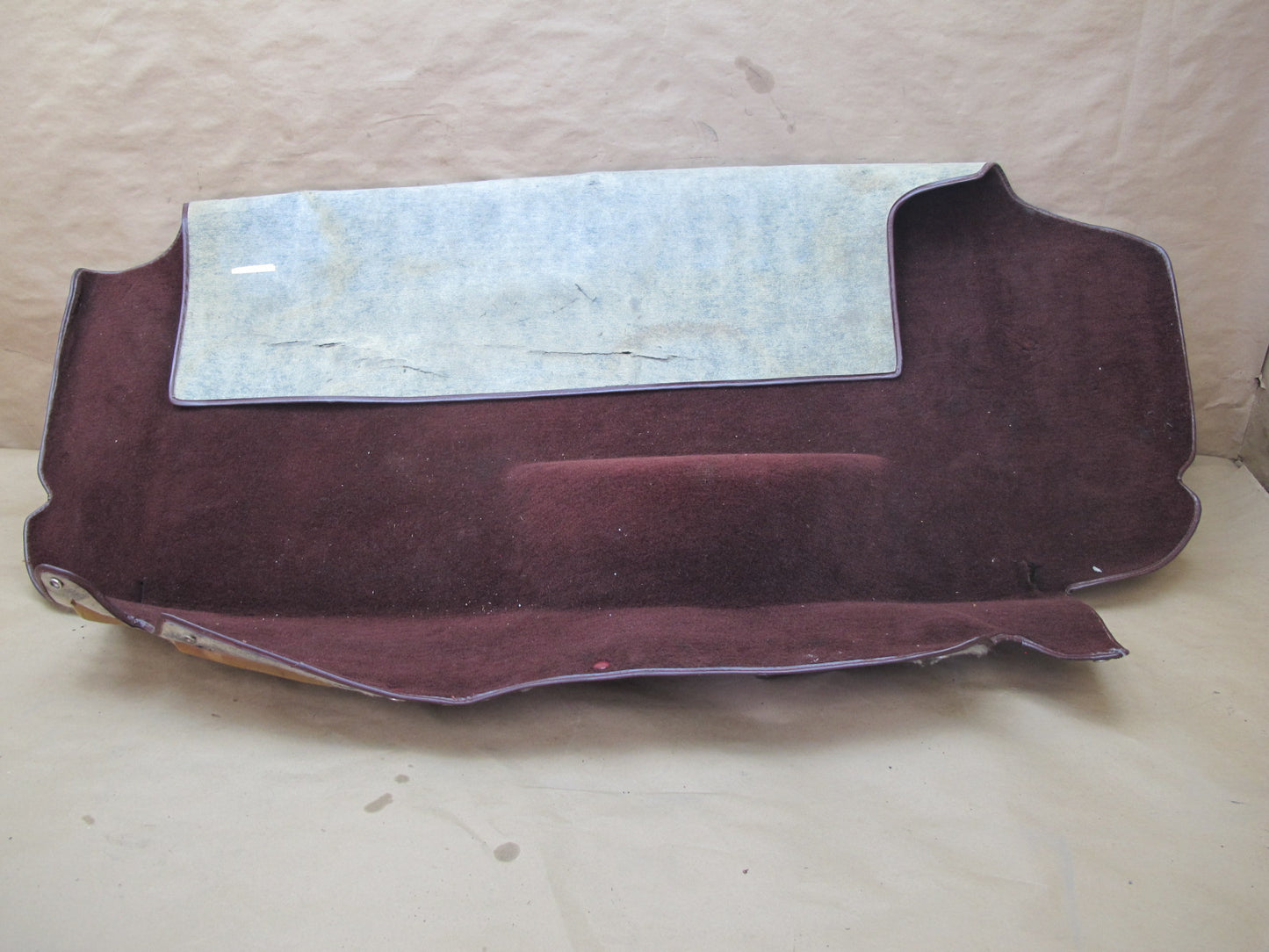 87-89 Porsche 944 Rear Trunk Cargo Luggage Floor MAT Carpet Liner Cover OEM