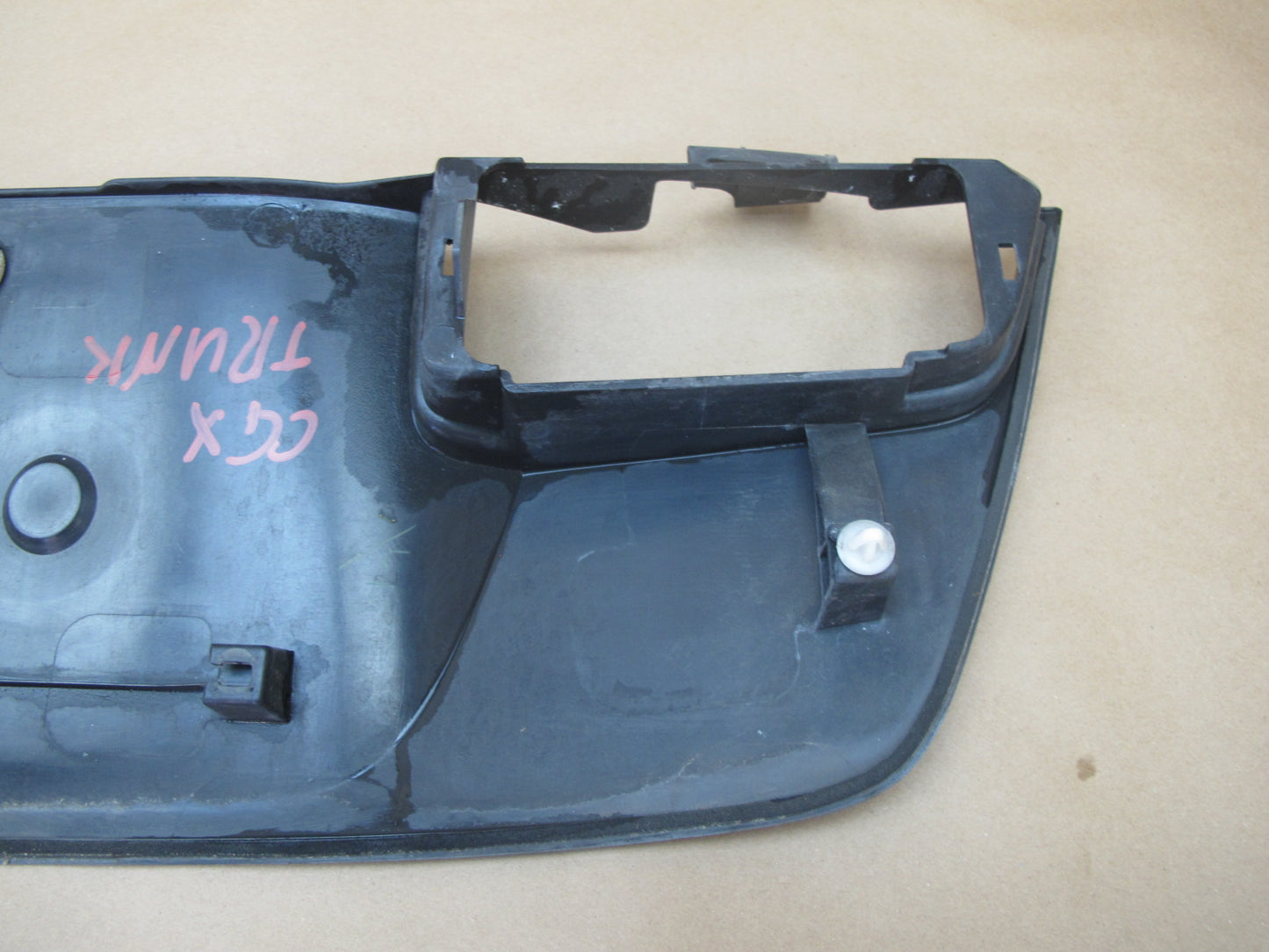 2003-2009 Lexus UZJ120L GX470 Rear Trunk Lid License Plate Trim Panel Molding