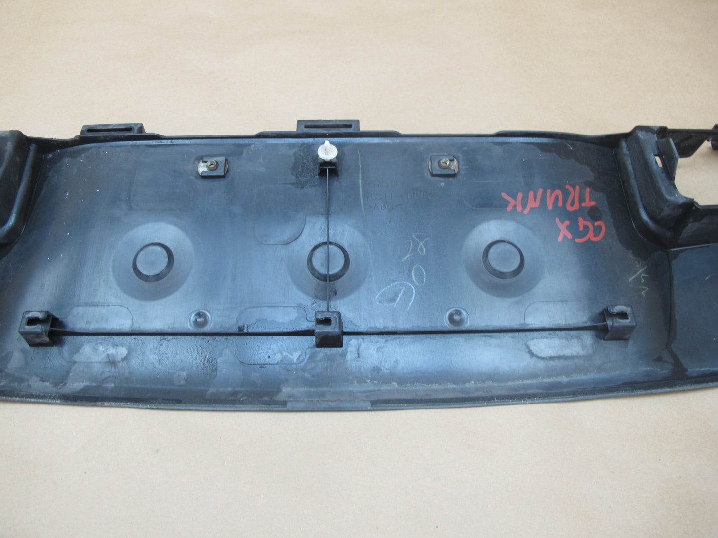 2003-2009 Lexus UZJ120L GX470 Rear Trunk Lid License Plate Trim Panel Molding