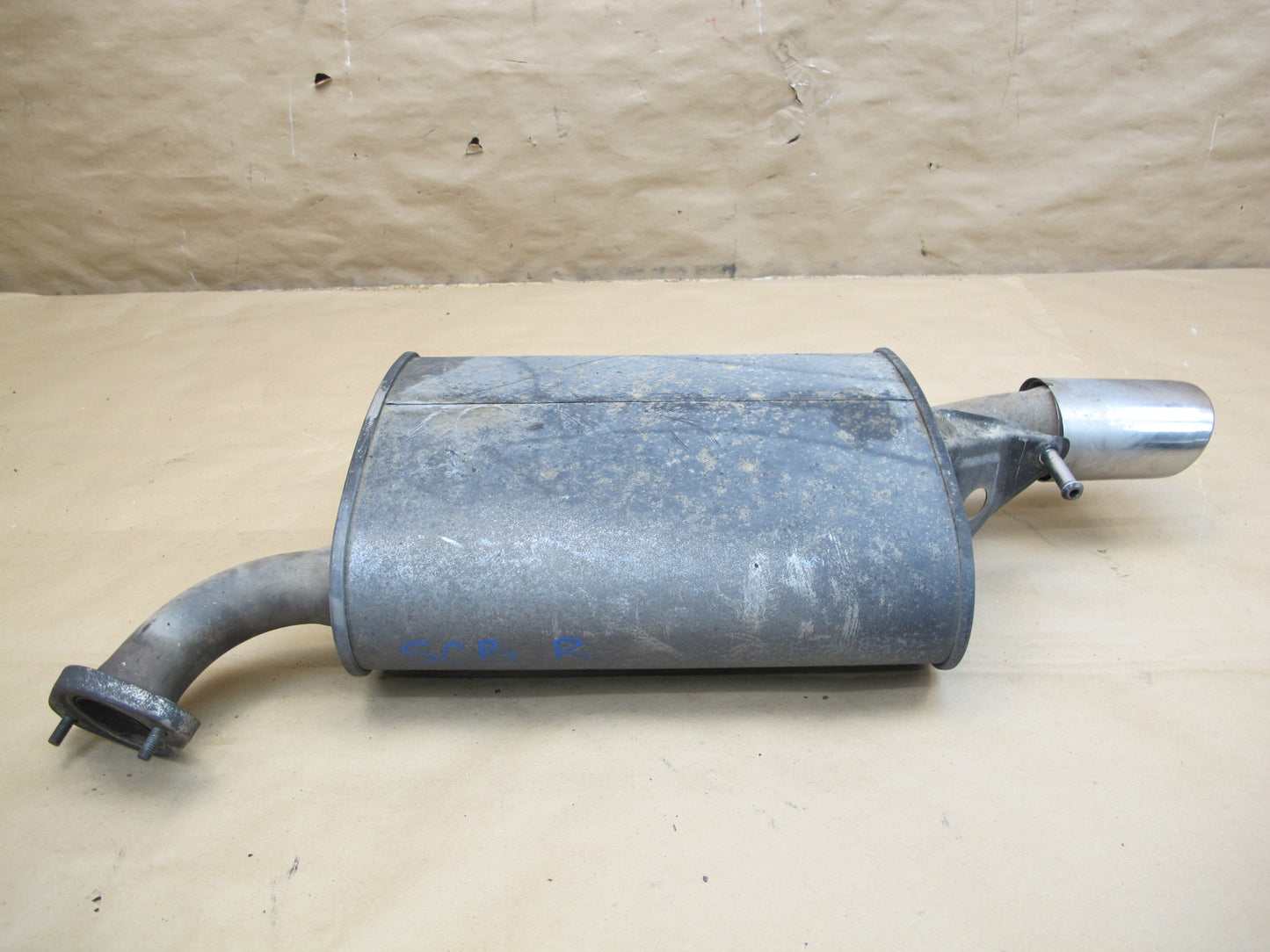 92-98 Lexus UZZ30L SC400 Rear Right Exhaust Muffler OEM