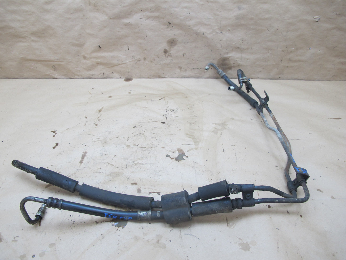 85-86 Toyota Supra MA67 Power Steering Hose Pipe Line Set OEM