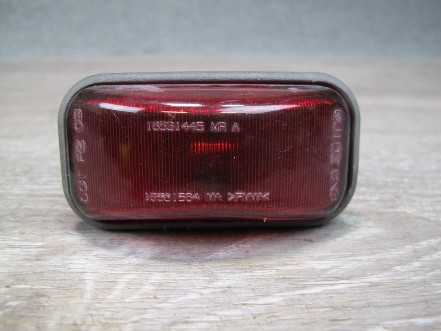 2003-2009 Hummer H2 Rear Roof Clearance Marker Light Lamp RED Set of 3