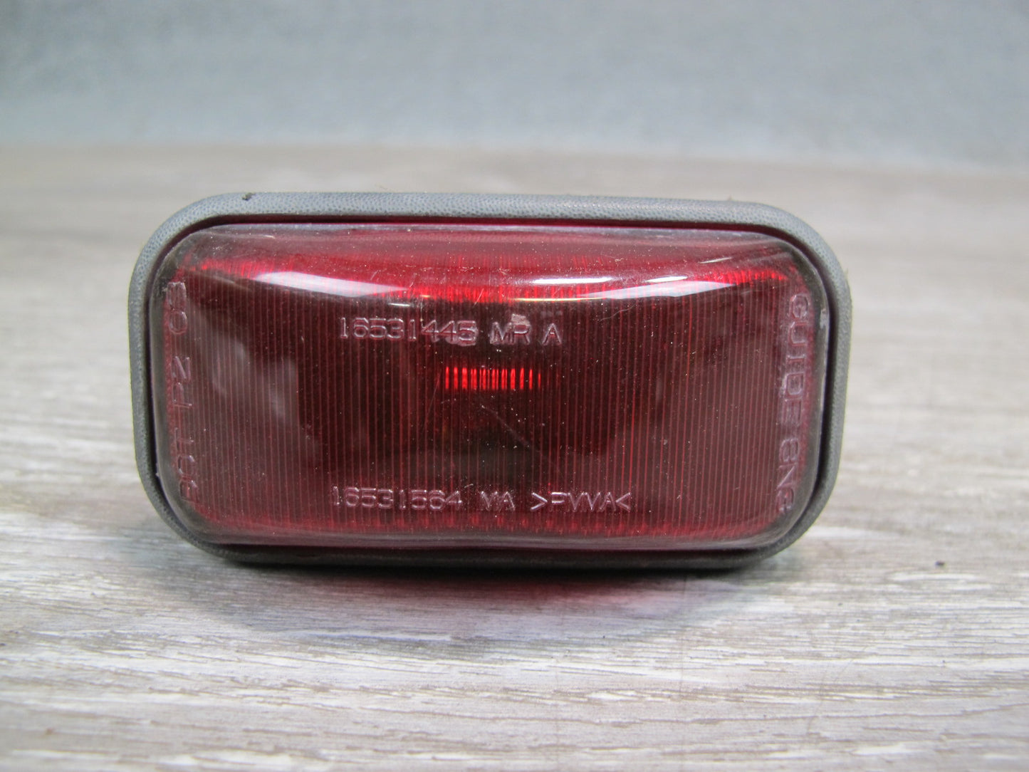 2003-2009 Hummer H2 Rear Roof Clearance Marker Light Lamp RED Set of 3