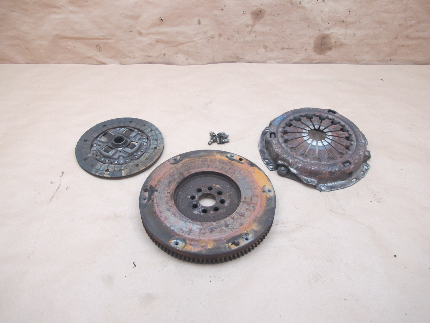 00-05 Toyota MR2 Spyder ZZW30L SMT Flywheel Clutch Pressure Plate Set OEM