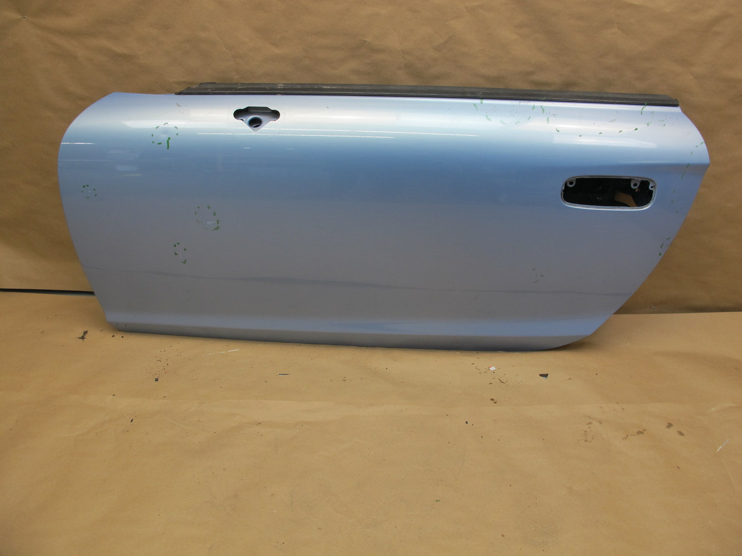 00-05 Toyota MR2 Spyder ZZW30L Left Driver Door Shell Panel Cover Blue OEM