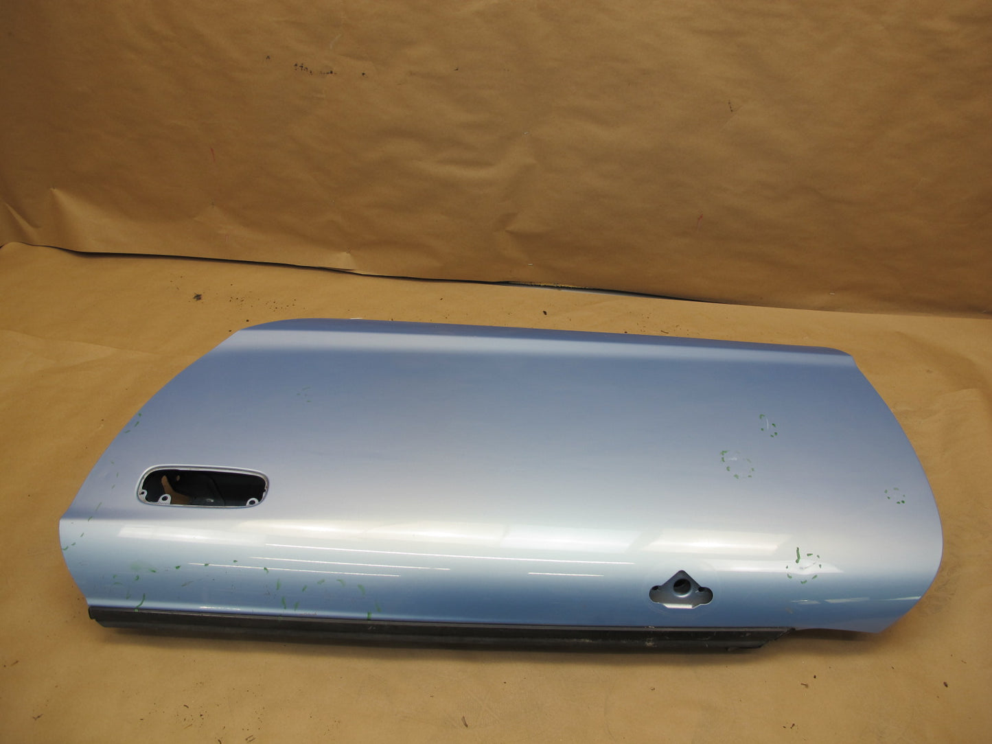 00-05 Toyota MR2 Spyder ZZW30L Left Driver Door Shell Panel Cover Blue OEM