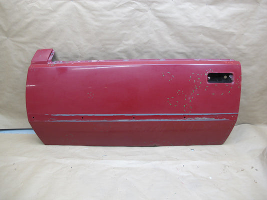 84-86 Toyota Celica Supra MA67 Left Driver Door Shell Panel RED OEM