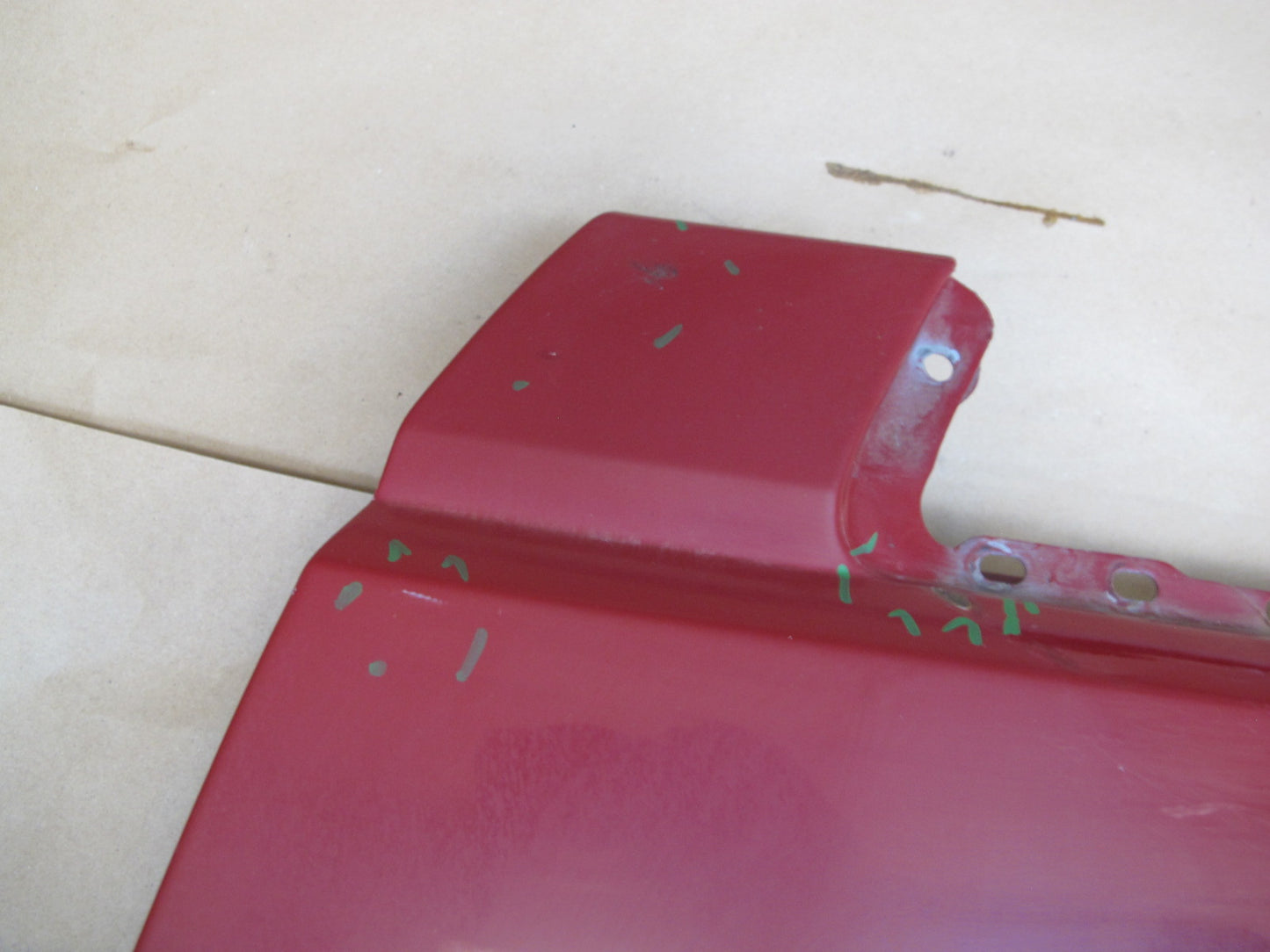 84-86 Toyota Celica Supra MA67 Left Driver Door Shell Panel RED OEM