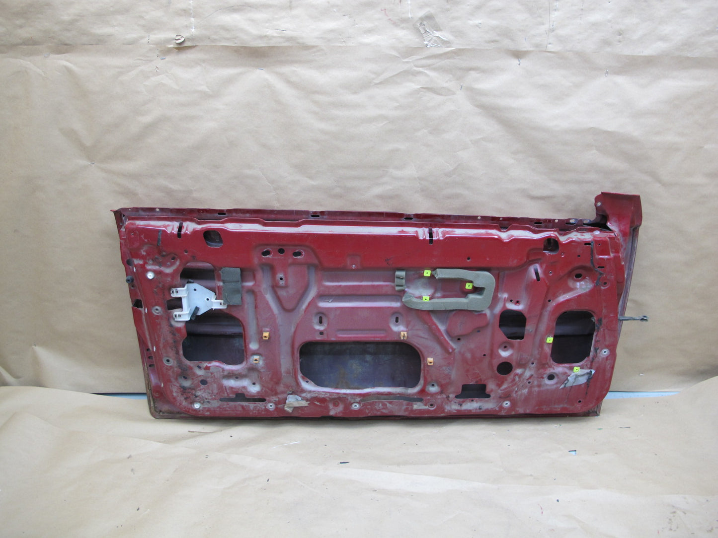 84-86 Toyota Celica Supra MA67 Left Driver Door Shell Panel RED OEM