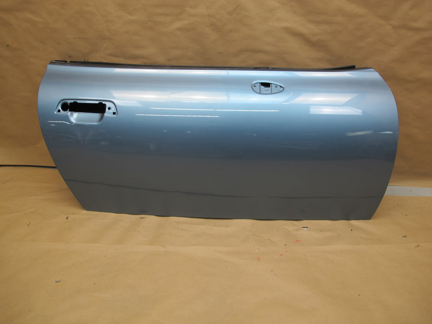 98-02 BMW E36/7 Z3 Right Passenger Door Shell Panel Atlanta Blue OEM