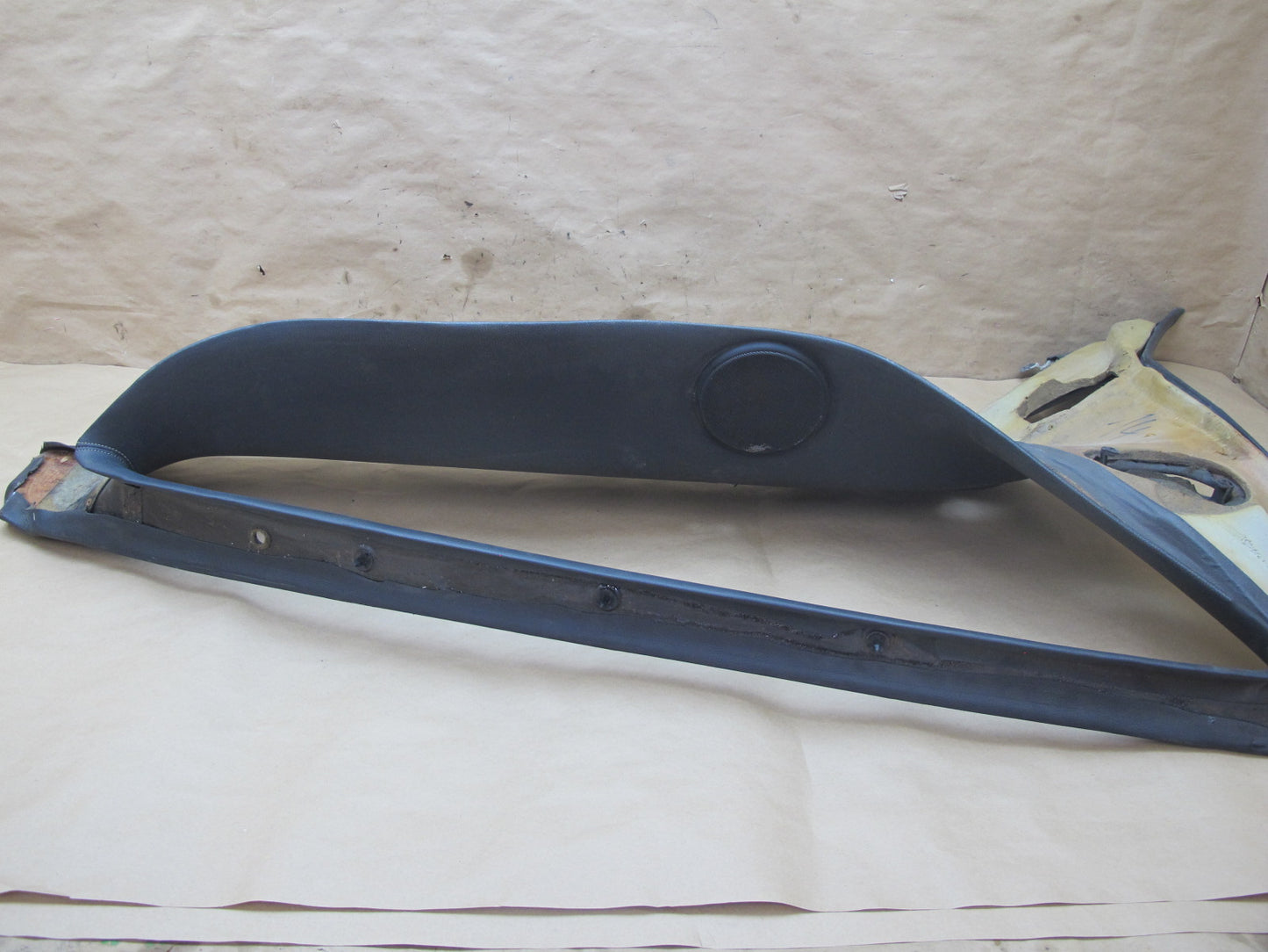 1989-1991 Porsche 928 S4 Rear Left Side Quarter Pillar Interior Trim Cover Panel