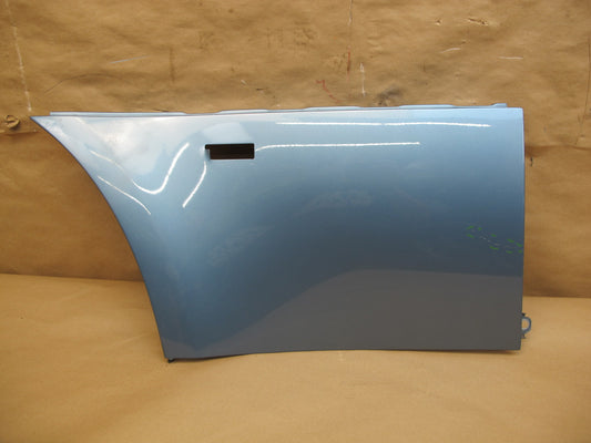 96-02 BMW E36/7 Z3 Front Left Fender Shell Cover Panel Atlanta Blue OEM