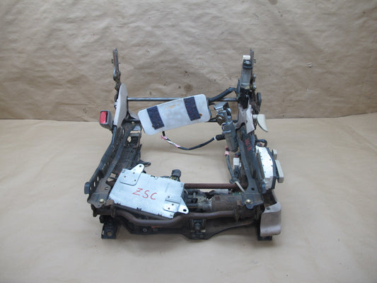 95-00 Lexus SC300 SC400 Front Left Seat Lower Frame Track Rail w Motors OEM