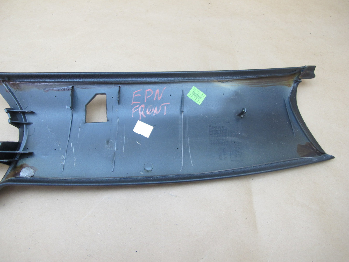 1999-2005 Porsche 911 996 Convertible Upper Roof Header Trim Cover Black