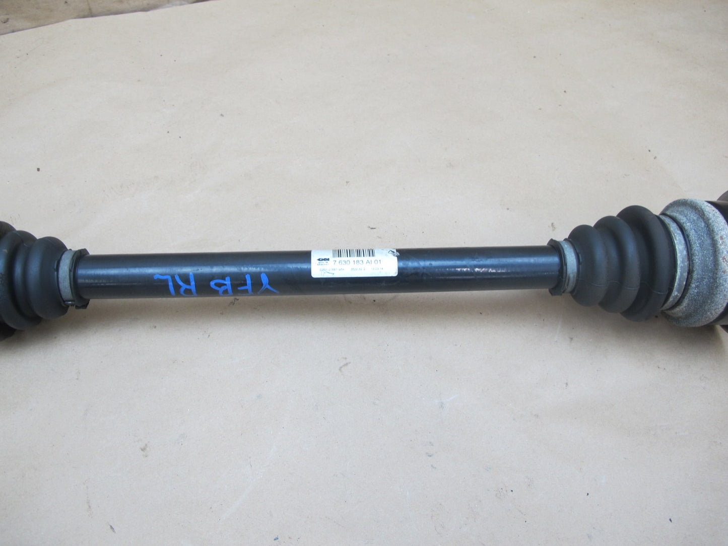 12-16 BMW F10 528i 528iX Rear Left Axle Half Shaft 7630183 OEM