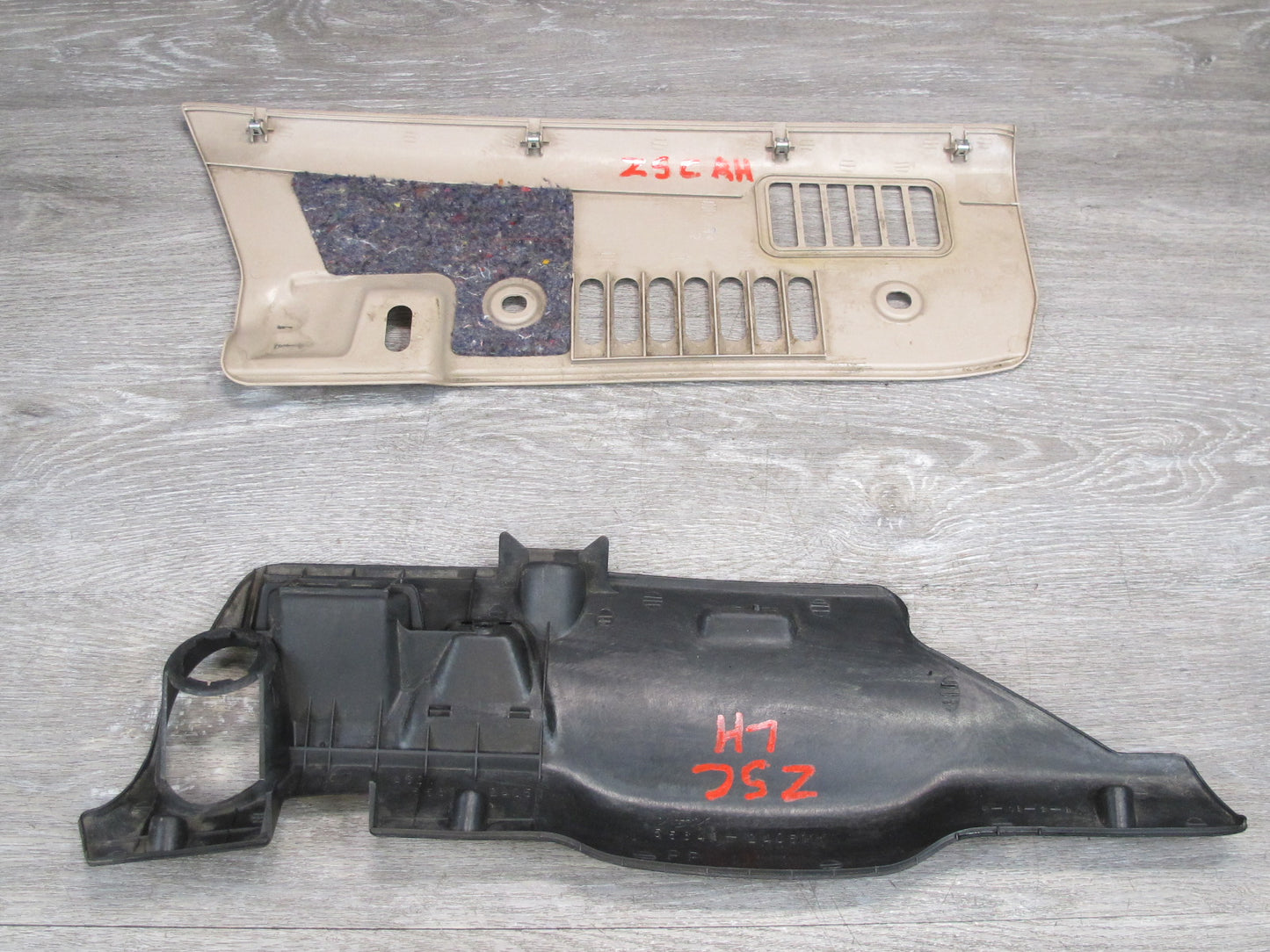 92-00 Lexus UZZ30L SC300 SC400 Set of 2 Under Dash Trim Cover Panel OEM