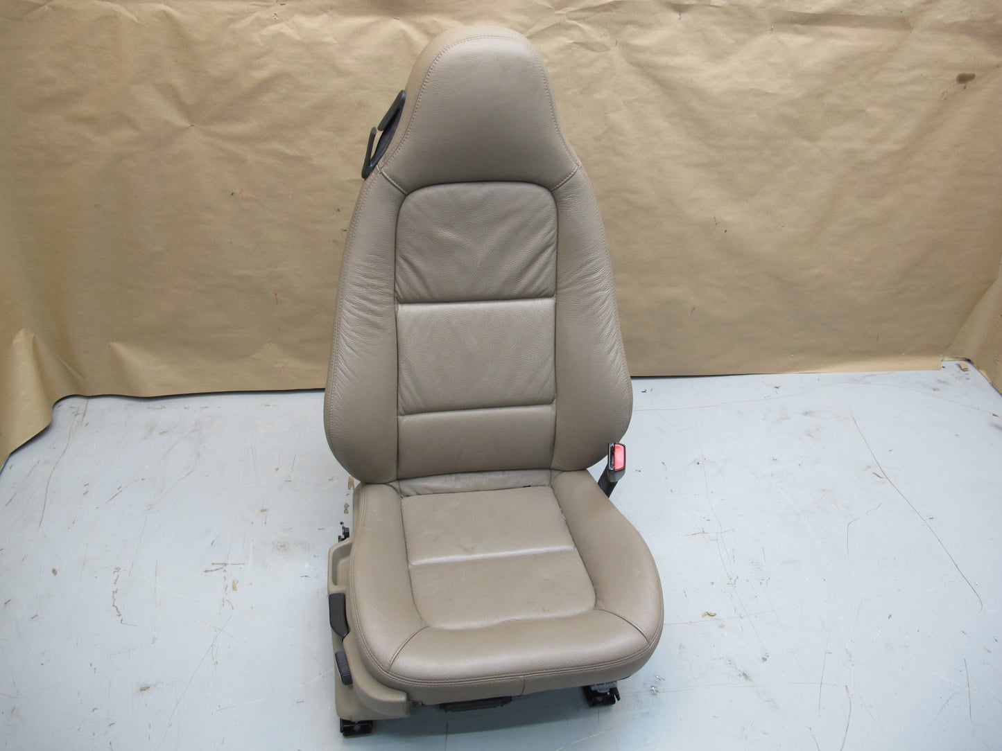 00-02 BMW E36/7 Z3 Set of 2 Left & Right Heated Leather Seat Sand Beige OEM