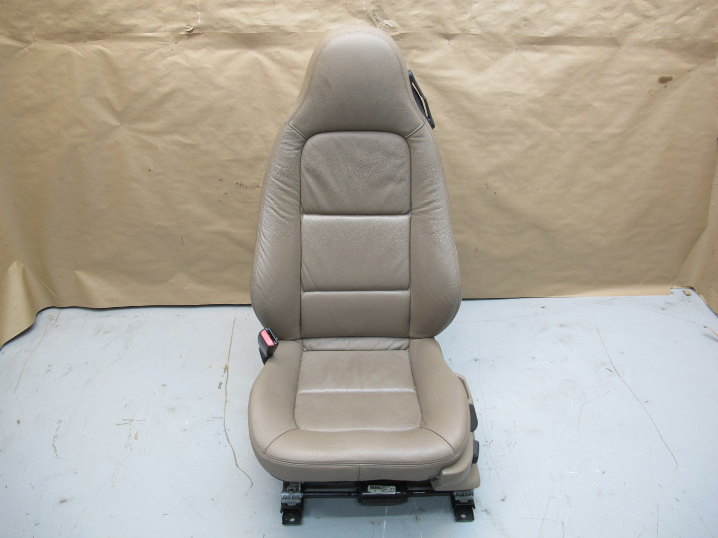 00-02 BMW E36/7 Z3 Set of 2 Left & Right Heated Leather Seat Sand Beige OEM