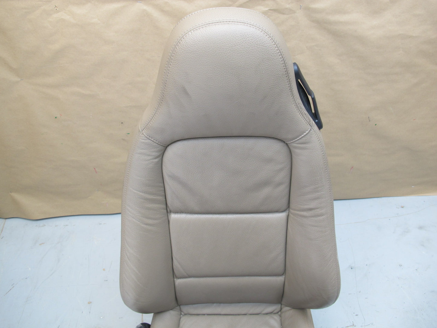 00-02 BMW E36/7 Z3 Set of 2 Left & Right Heated Leather Seat Sand Beige OEM