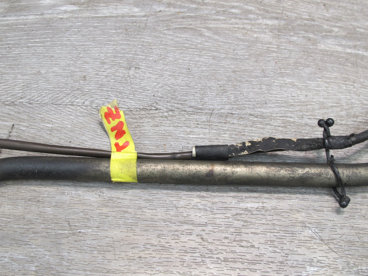 79-83 Datsun Nissan 280ZX S130 A/T Transmission Oil Dipstick Tube w Wiring OEM