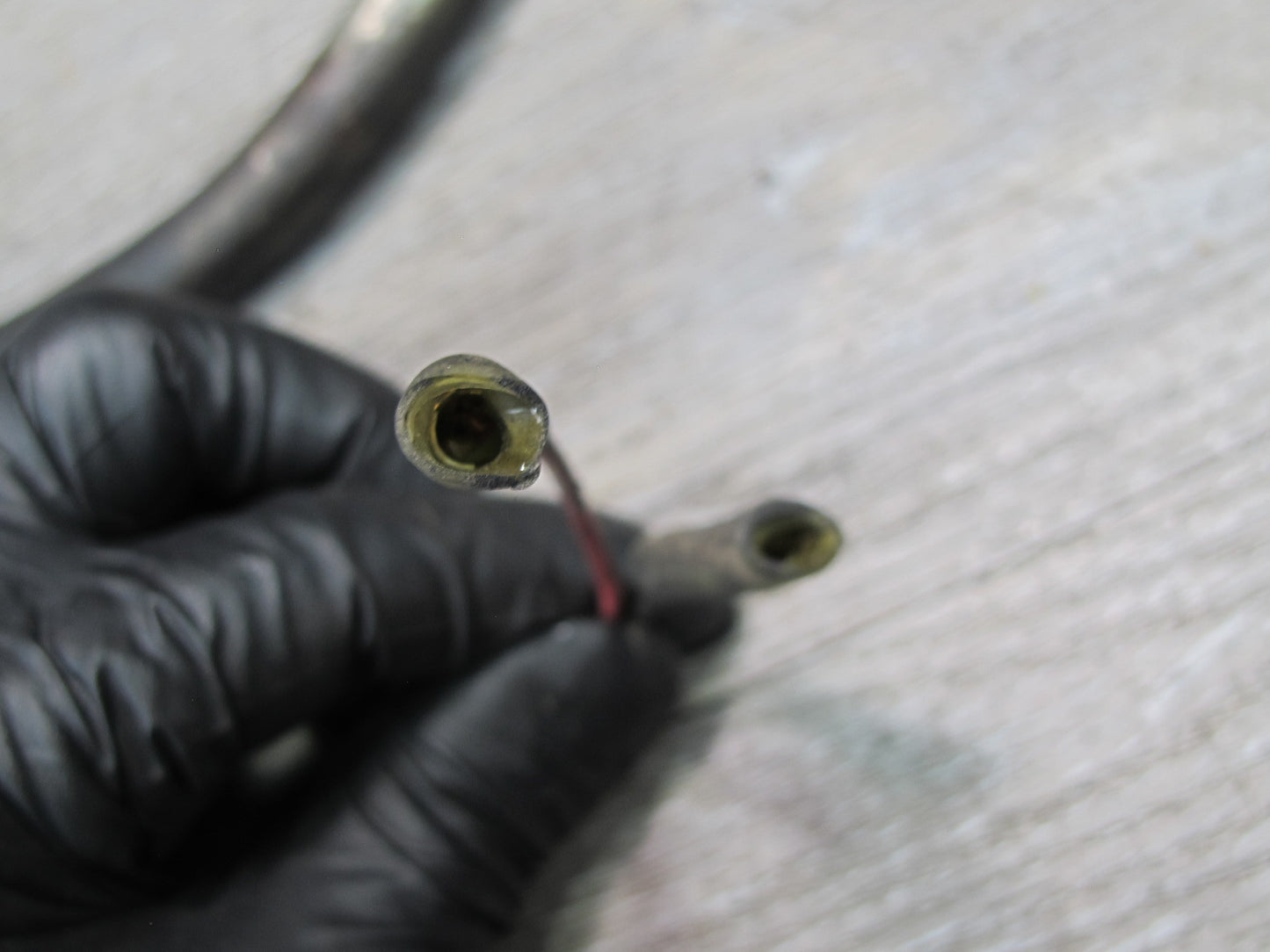 79-83 Datsun Nissan 280ZX S130 A/T Transmission Oil Dipstick Tube w Wiring OEM