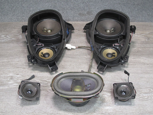 03-08 Mercedes R230 Sl-class Set of 5 Bose Speaker Subwoofer Set OEM