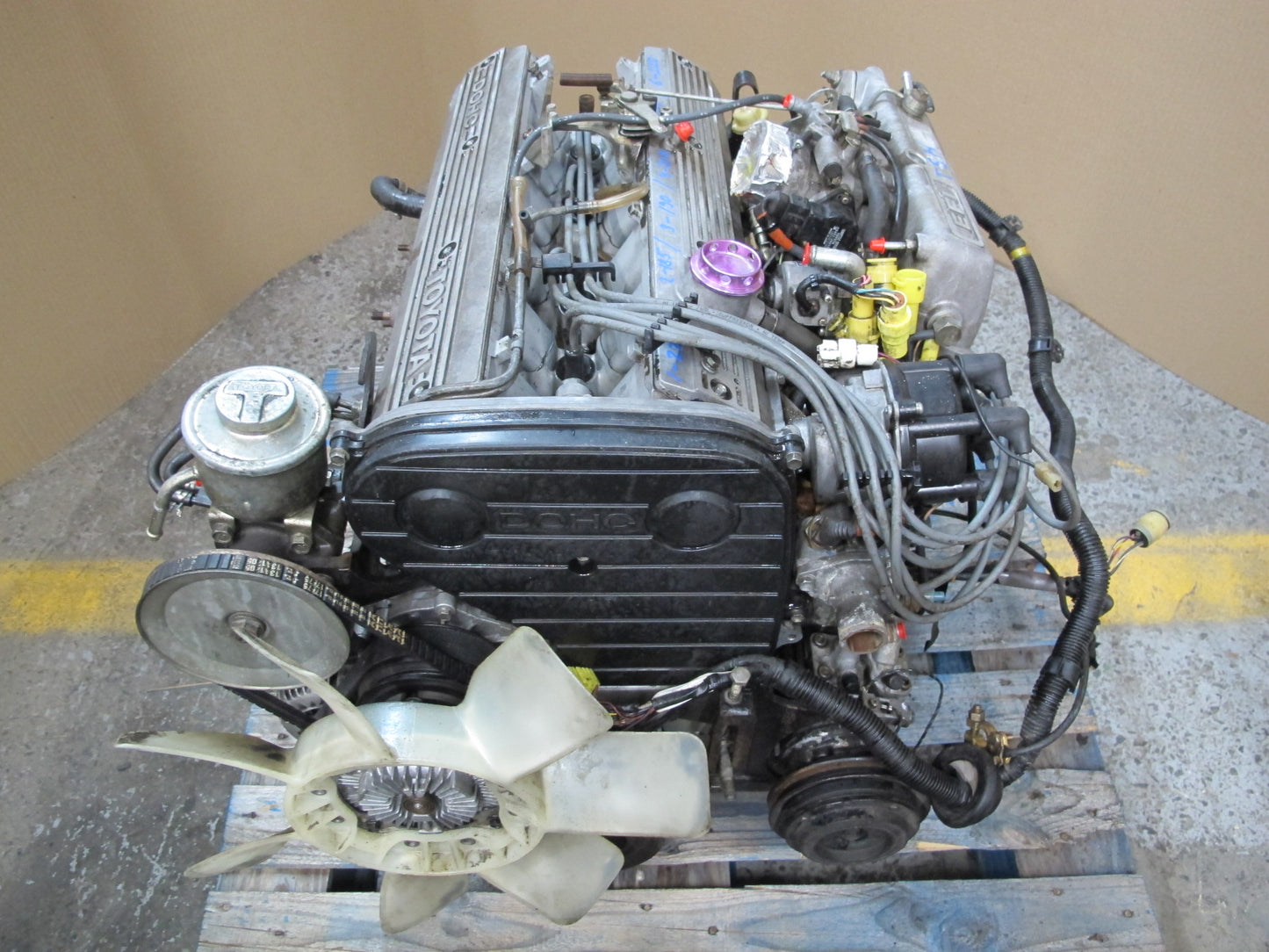 84-86 Toyota Celica Supra MA67 2.8L 5MGE RWD Complete Engine Motor