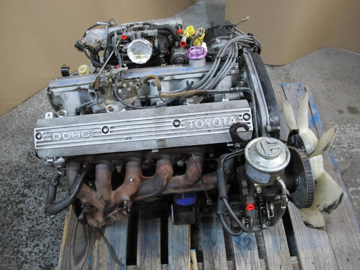 84-86 Toyota Celica Supra MA67 2.8L 5MGE RWD Complete Engine Motor