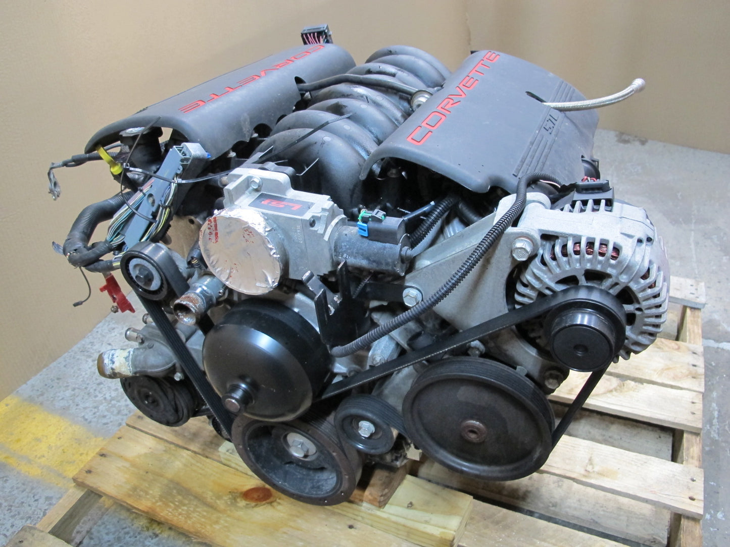 01-04 Chevrolet Corvette C5 5.7L LS1 VIN G 8th A/T Complete Engine Motor 101k