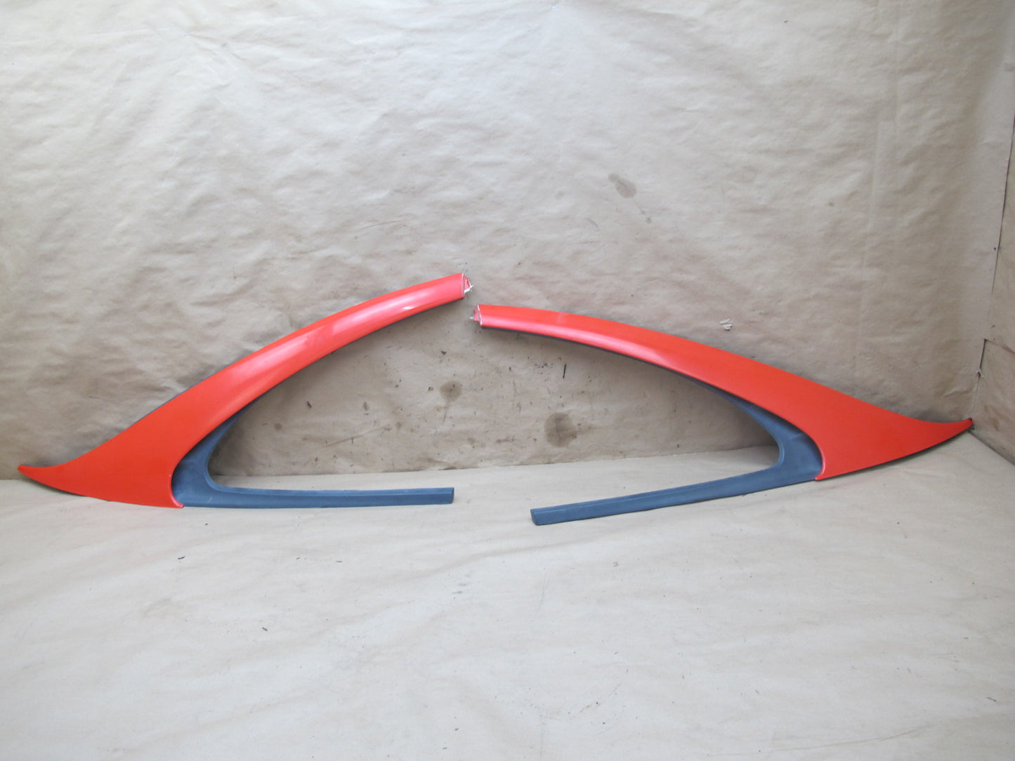 91-96 Dodge Stealth R/T Rear Left Right C Pillar Quarter Molding Trim Set OEM