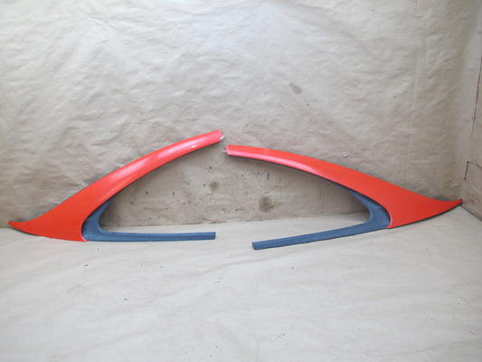 91-96 Dodge Stealth R/T Rear Left Right C Pillar Quarter Molding Trim Set OEM