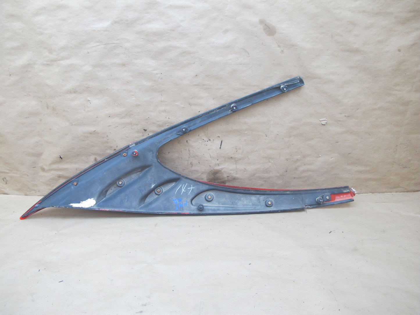 91-96 Dodge Stealth R/T Rear Left Right C Pillar Quarter Molding Trim Set OEM