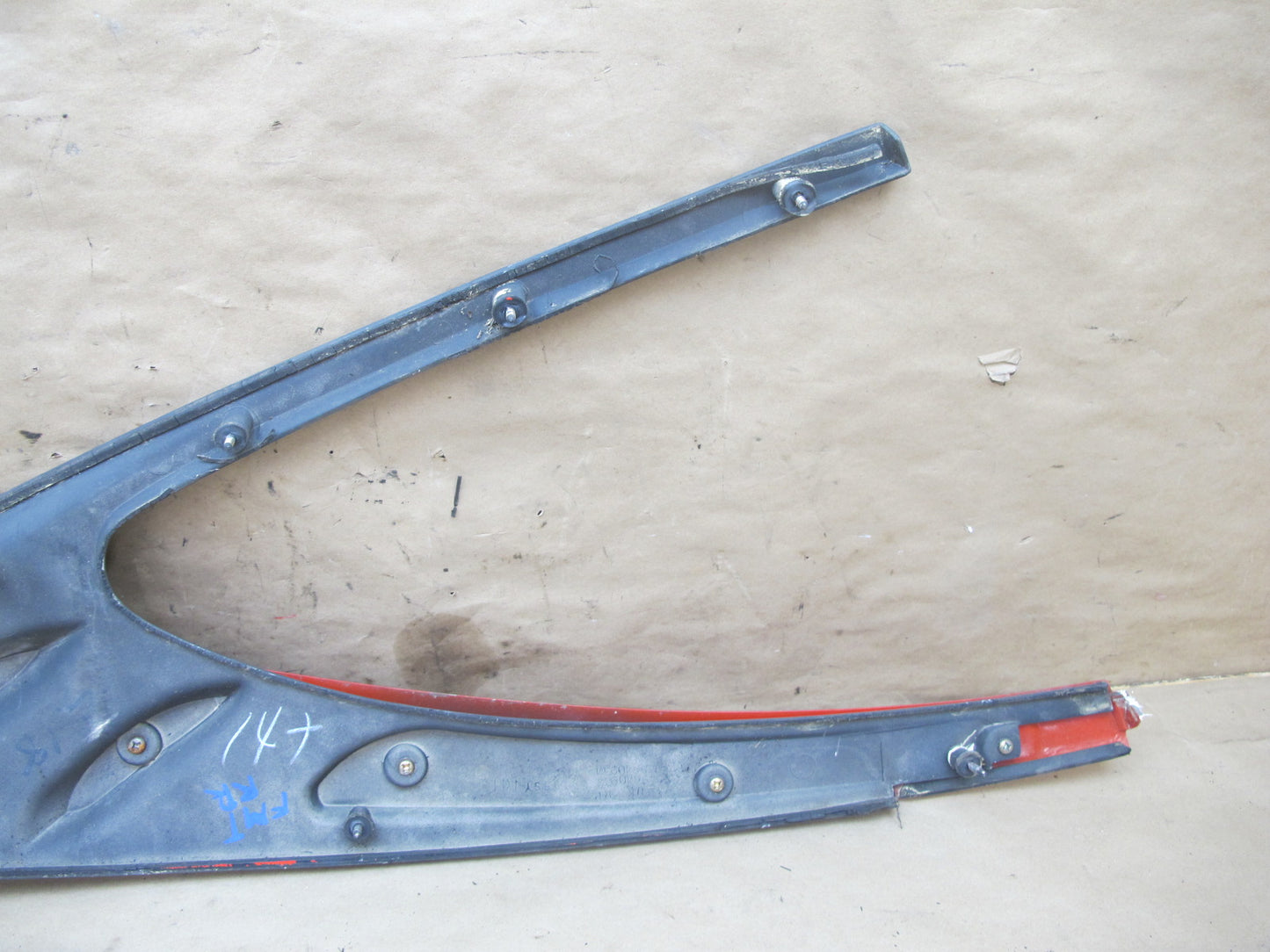 91-96 Dodge Stealth R/T Rear Left Right C Pillar Quarter Molding Trim Set OEM