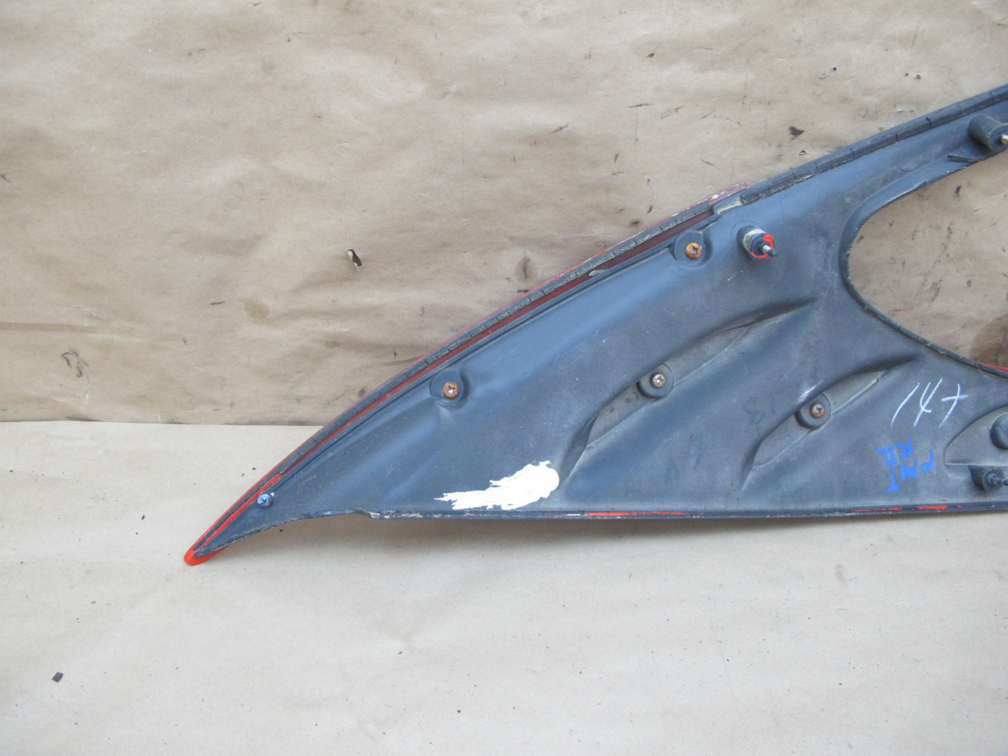 91-96 Dodge Stealth R/T Rear Left Right C Pillar Quarter Molding Trim Set OEM