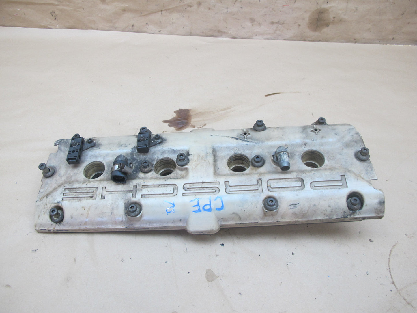 1987-1991 Porsche 928 S4 5.0L V8 Engine Motor Left & Right Side Valve Cover Set