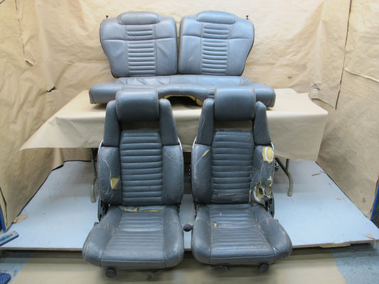 84-85 Toyota Celica Supra MA67 Front & Rear Leather Seat Set OEM