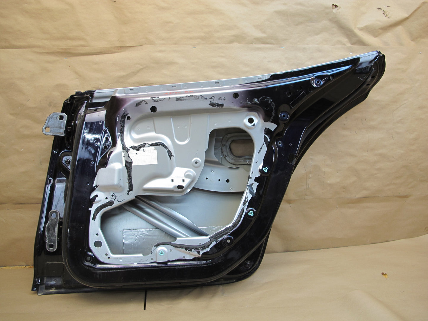 11-12 Fisker Karma Rear Right Door Shell Cover Panel Purple OEM