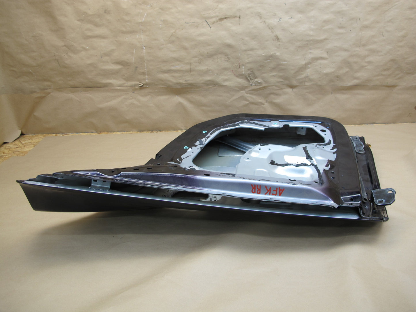 11-12 Fisker Karma Rear Right Door Shell Cover Panel Purple OEM