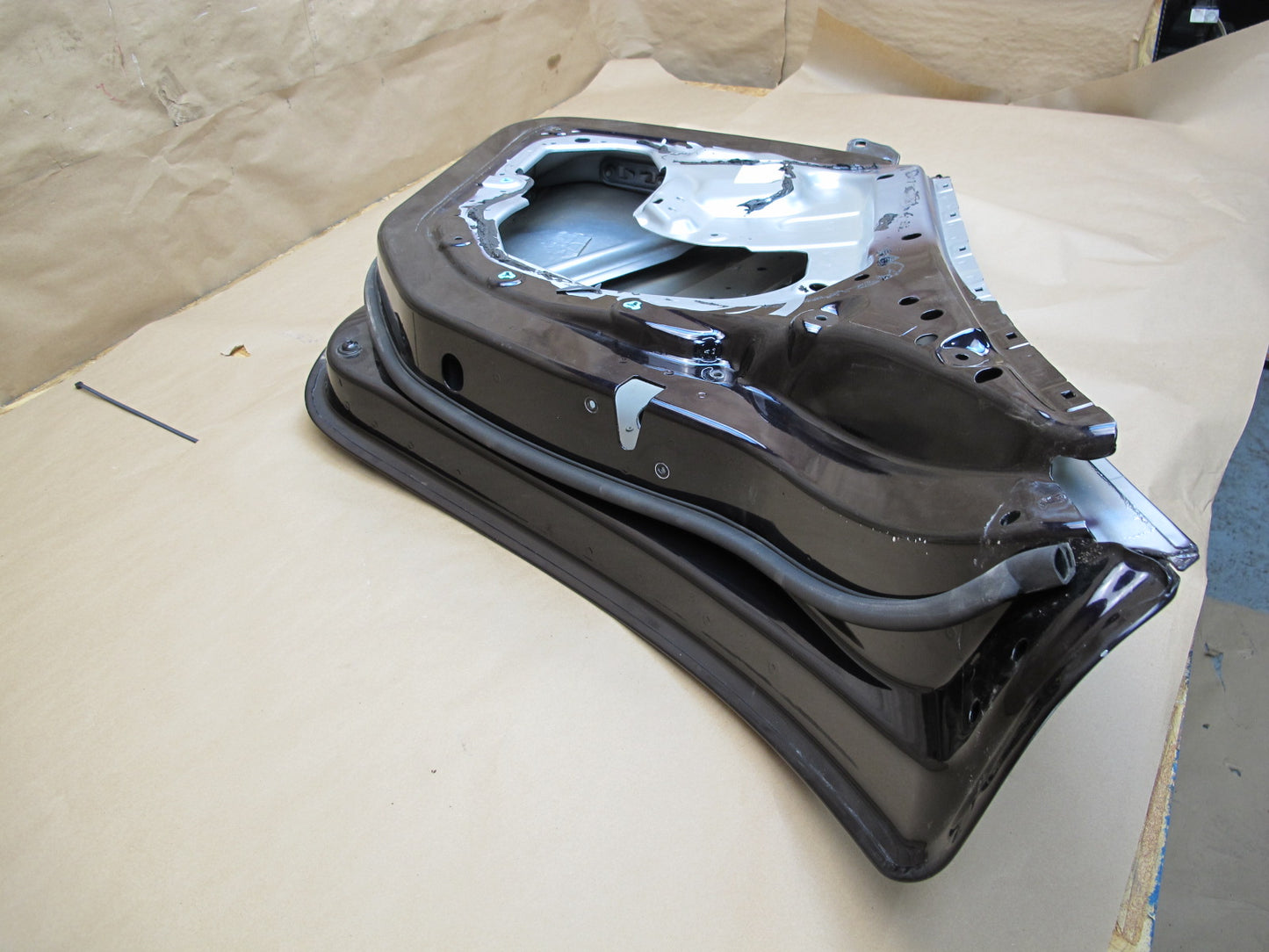 11-12 Fisker Karma Rear Right Door Shell Cover Panel Purple OEM